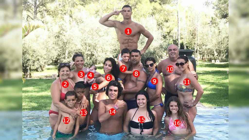La gran familia de Ronaldo.