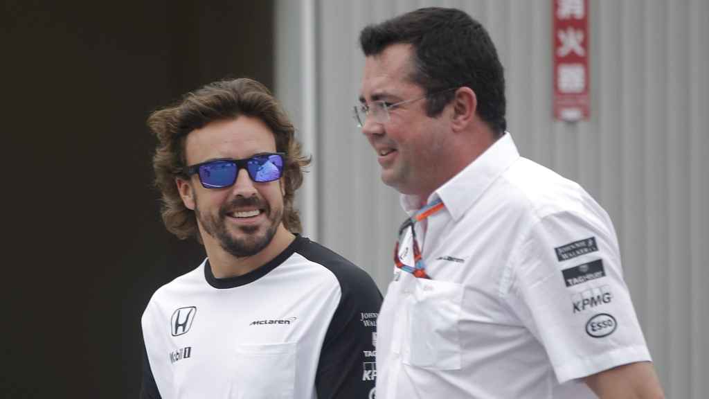 Alonso y Boullier en una imagen de archivo.