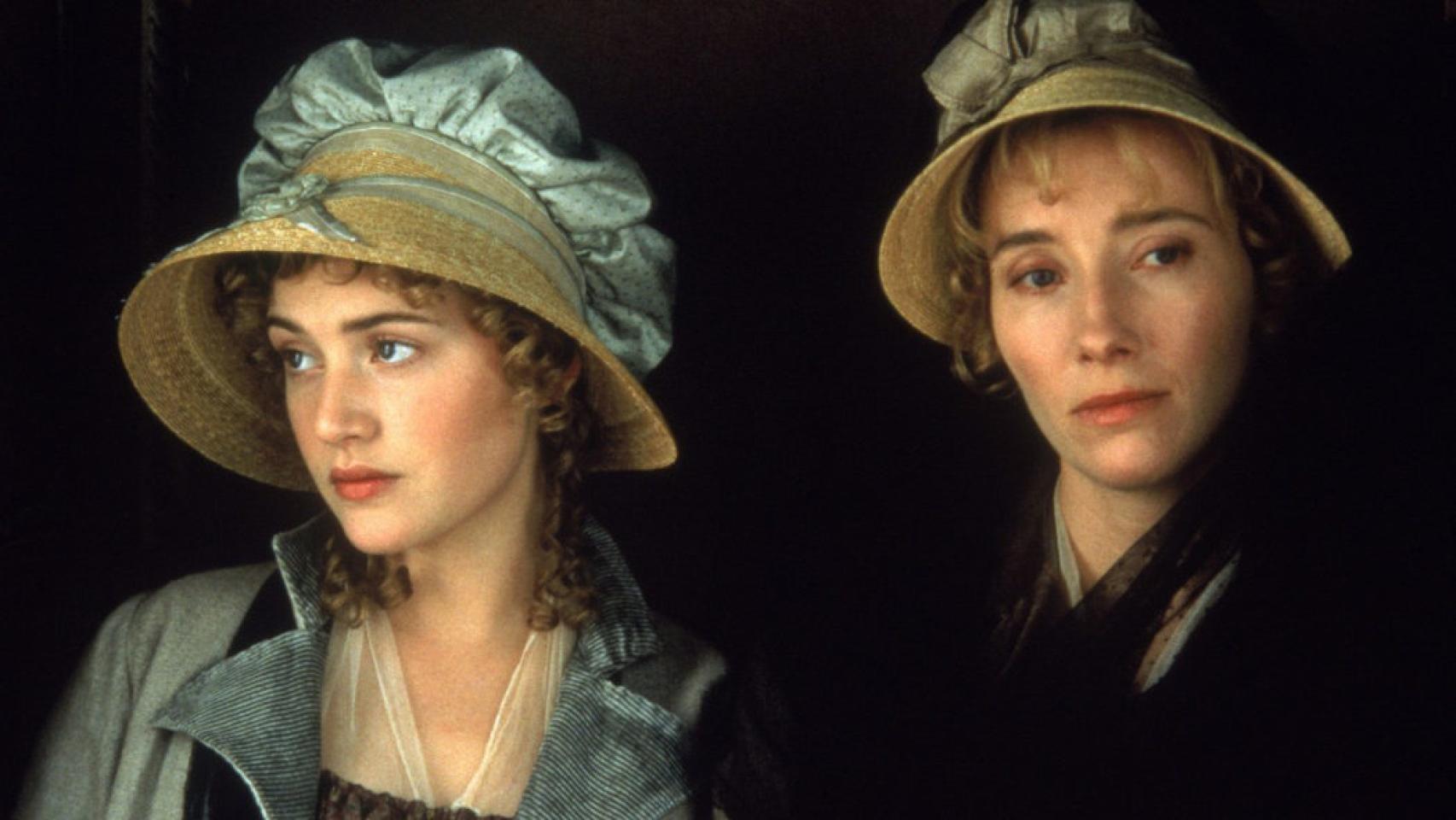 Kate Winslet i Emma Thompson en la versió de Sentit i sensibilitat d'Ang Lee.