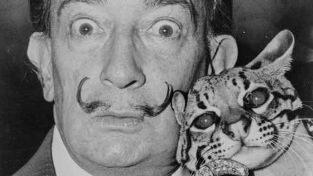 El artista surrealista Salvador Dalí.