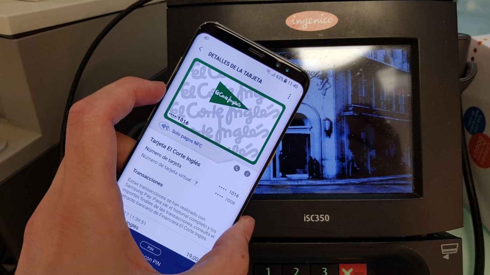 Samsung Pay is now compatible with the El Corte Inglés purchase card