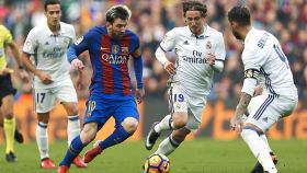 Ramos. Modric y Messi en un Madrid- Barça