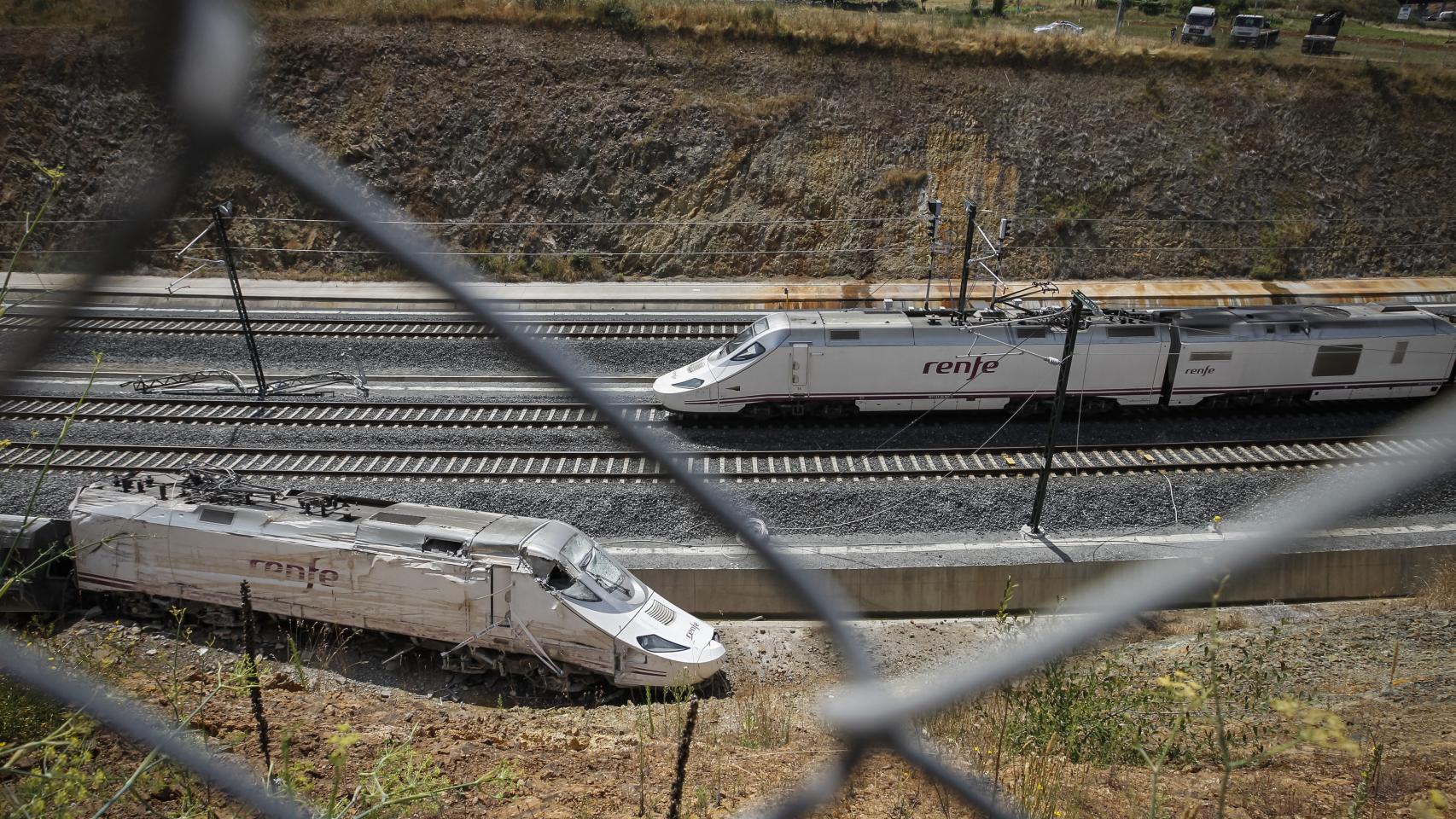 Angrois, ayer y hoy fotos inéditas y actuales del accidente de tren de Santiago de Compostela