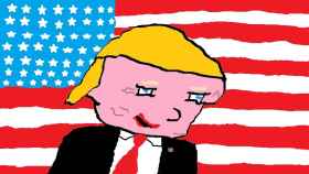 Nada está completo sin un retrato de Trump hecho con Paint