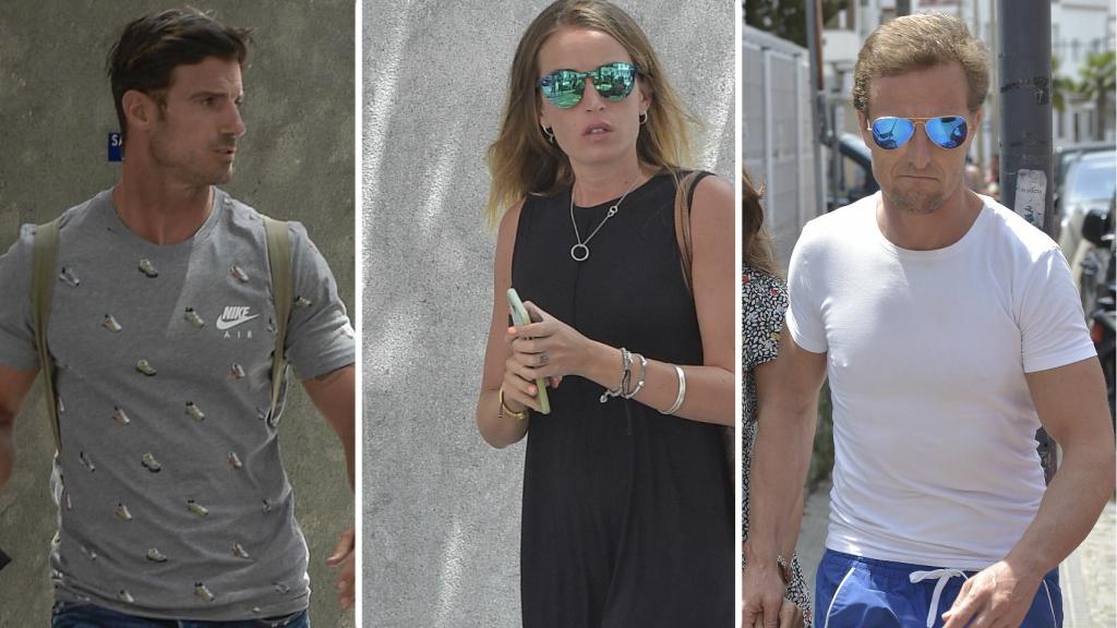Aitor Ocio, Marta Castro y Sete Gibernau.