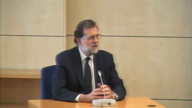 Rajoy durante su declaración como testigo en el juicio de Gürtel