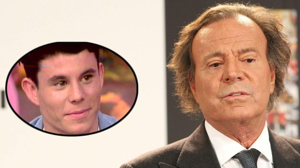 Javier Sánchez (izda.) y Julio Iglesias (dcha.).