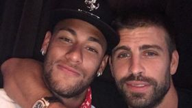 Neymar y Piqué.