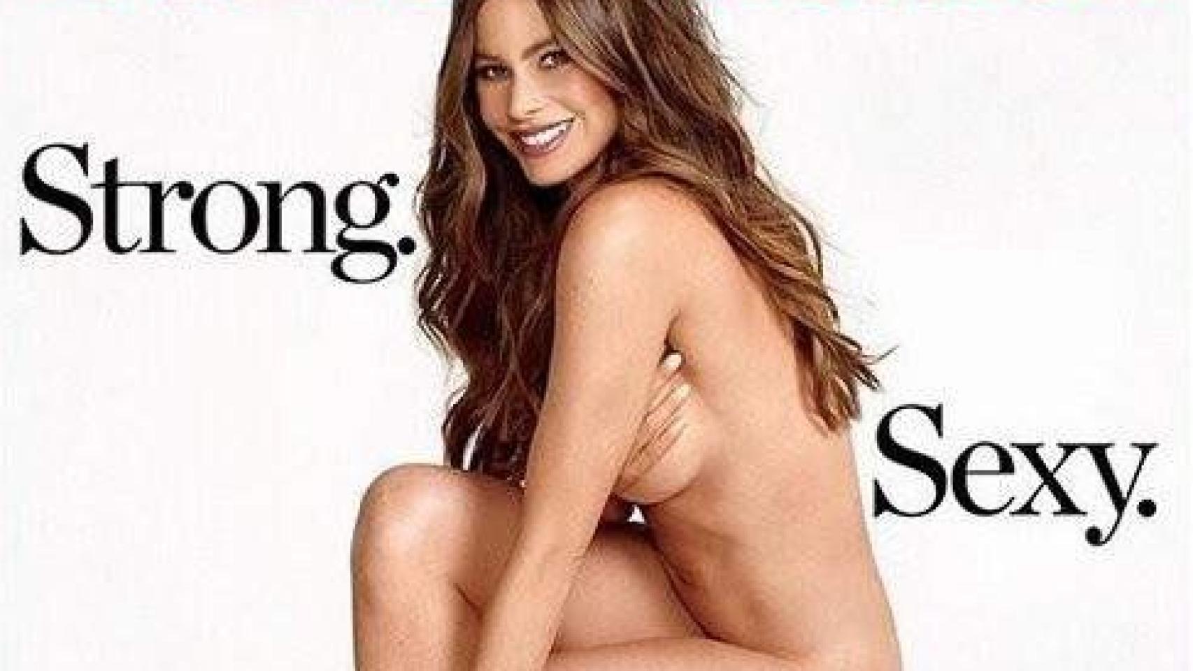 Una exuberante Sofía Vergara se desnuda para una revista a sus 45 años