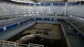 Imagen actual del Estadio Acuático Olímpico un año después de los JJOO.