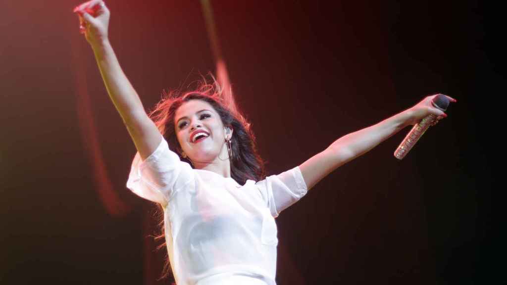 Selena Gómez en uno de sus conciertos.