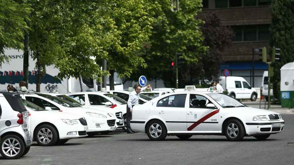 Taxis de Madrid en una imagen de archivo.