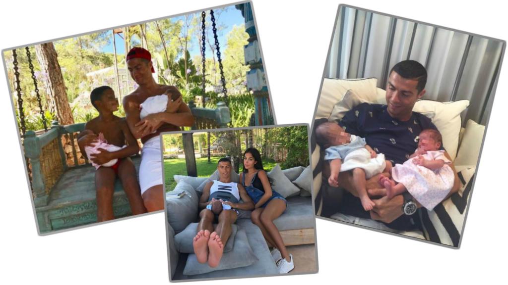 Cristiano Ronaldo no para de presumir de hijos.