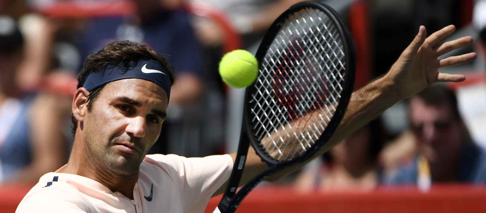 Roger Federer, durante el Masters 1000 de Montreal.