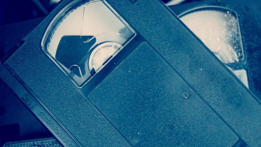 Cuando las cintas VHS se usaban para hacer copias de seguridad caseras