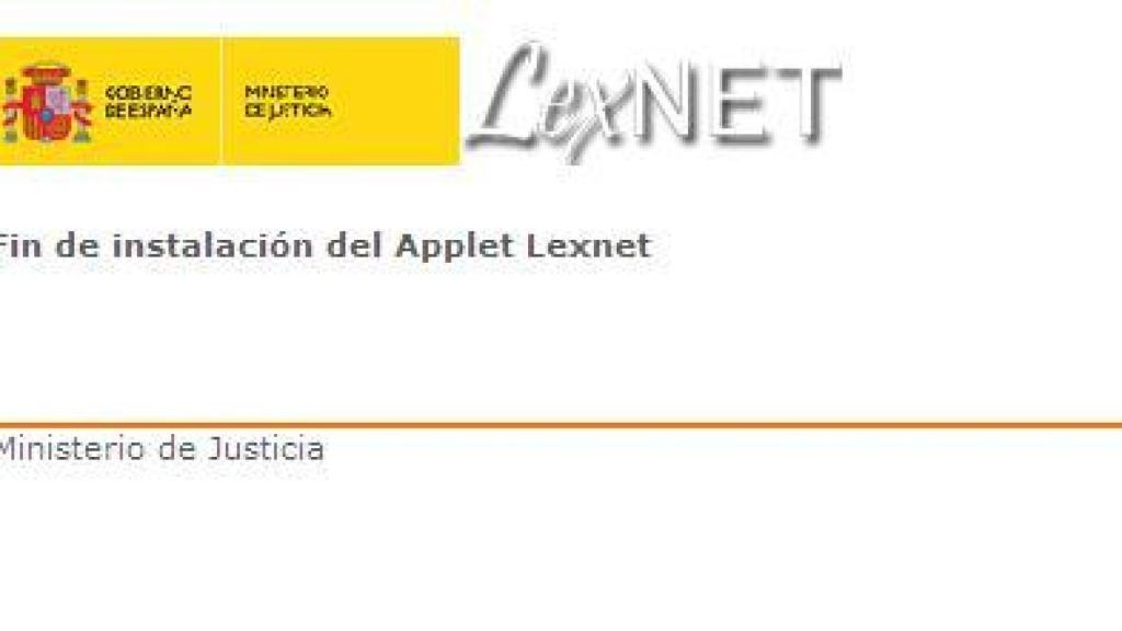 LexNET es un webmail para notificaciones judiciales.