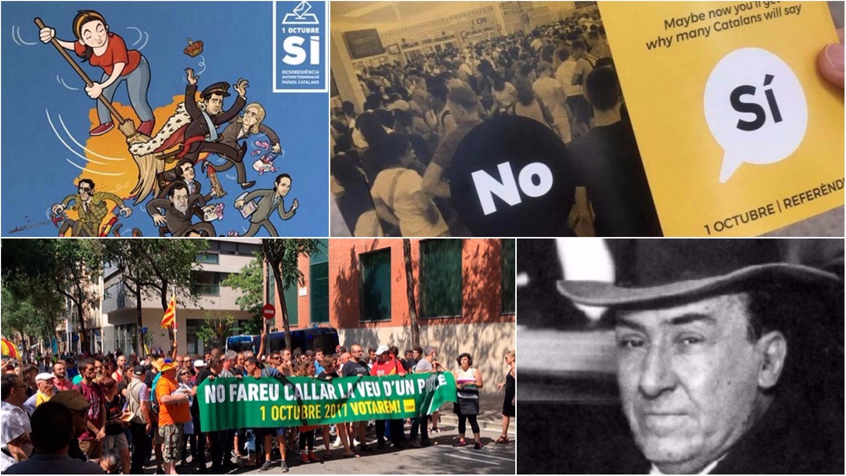 Los grupos independentistas catalanes se han esforzado al máximo en dar noticias este verano.
