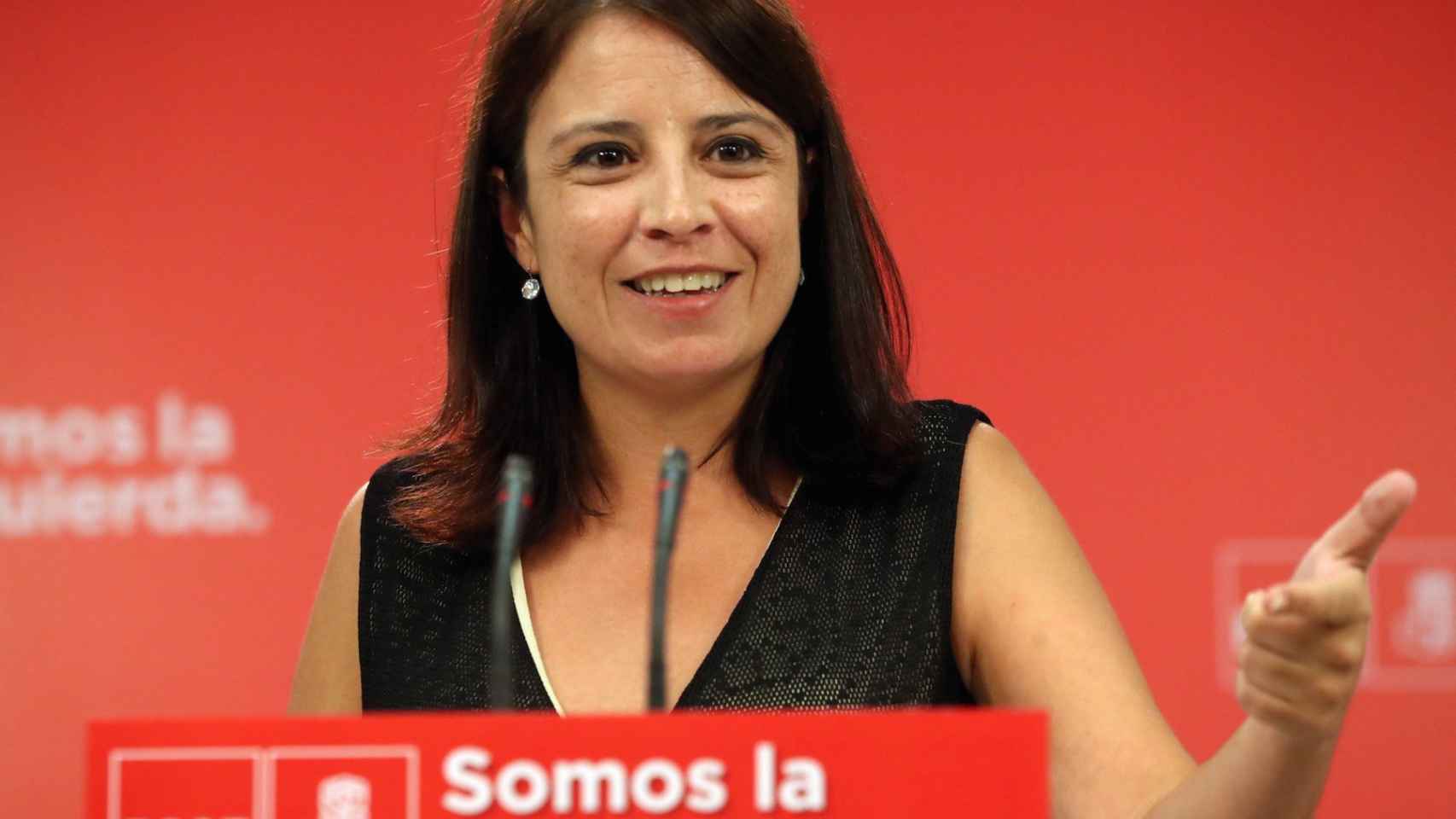 Adriana Lastra, número dos del PSOE y nueva portavoz en el Congreso.