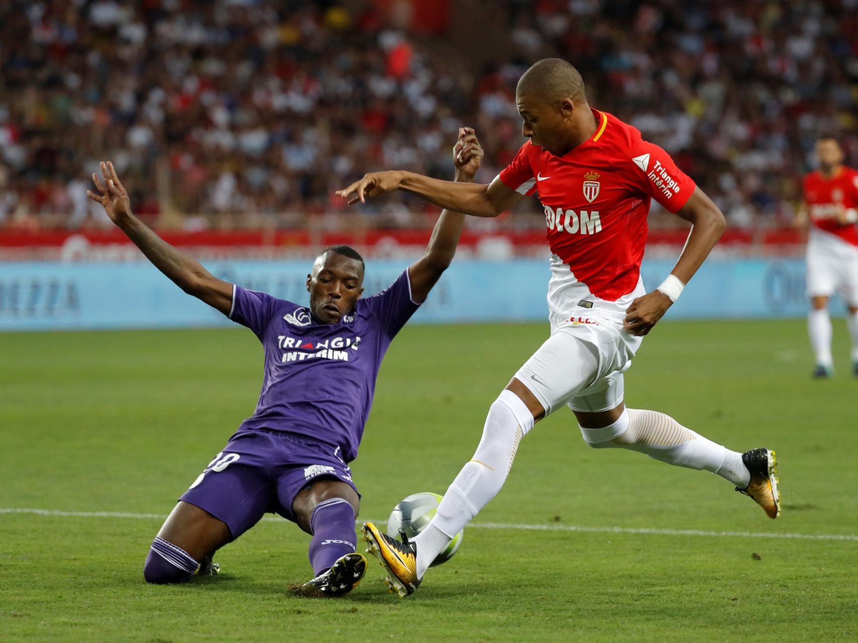 Monaco Champions 2016/17 with Mbappe.