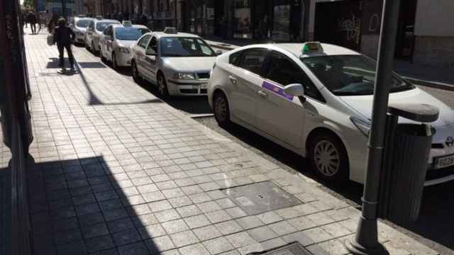 Parada de taxis en Valladolid