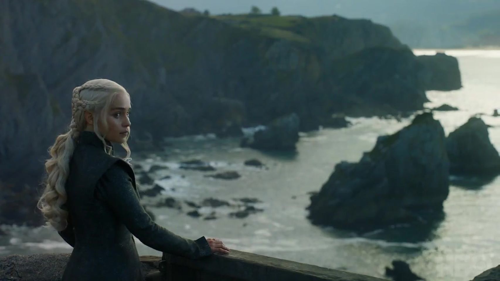 Daenerys Targaryen (Khaleesi) en Rocadragón en uno de los capítulos de séptima temporada.