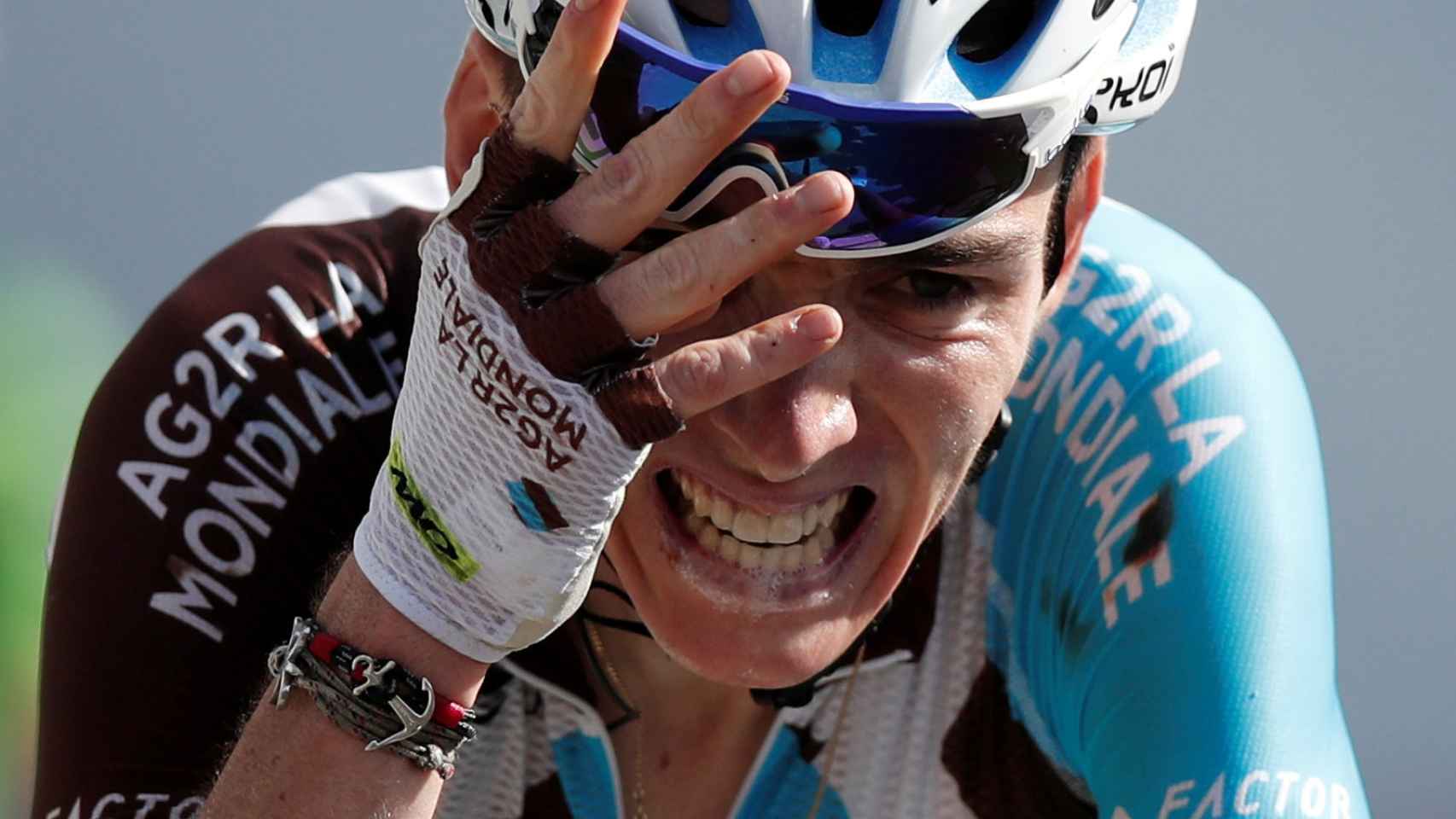 Romain Bardet en el Izoard durante el pasado Tour de Francia.