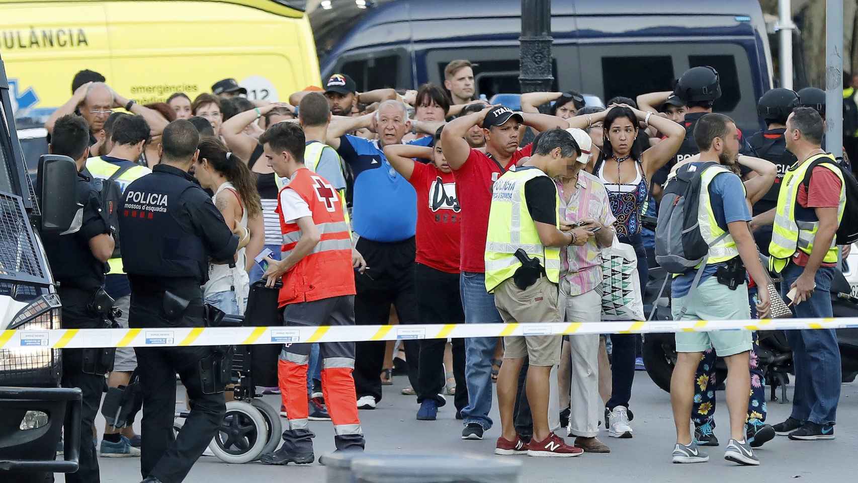Imagen de La Rambla de Barcelona el día del atentado.