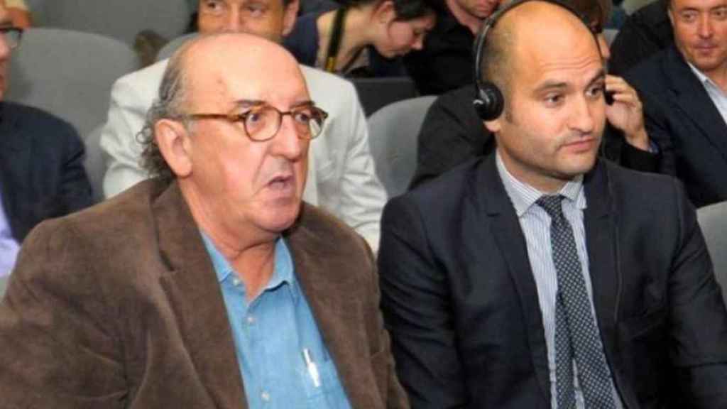 Jaume Roures y Pere Guardiola, hermano de Pep Guardiola.