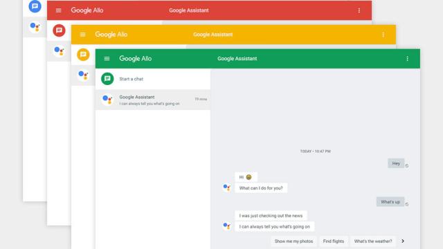 google allo google hangouts extension tema