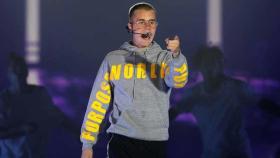 Justin Bieber en uno de sus últimos conciertos.