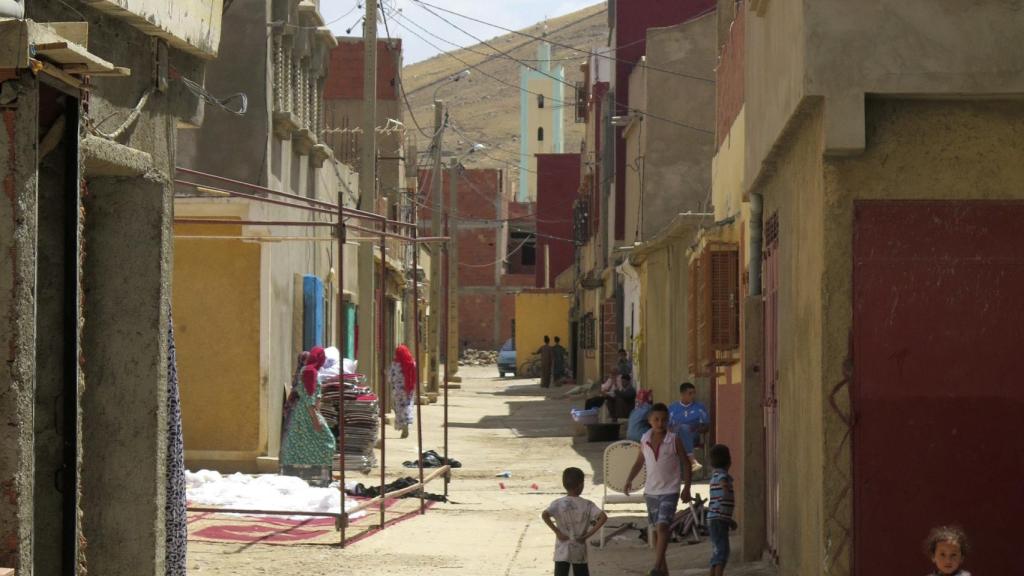 Una de las calles de Mrirt.