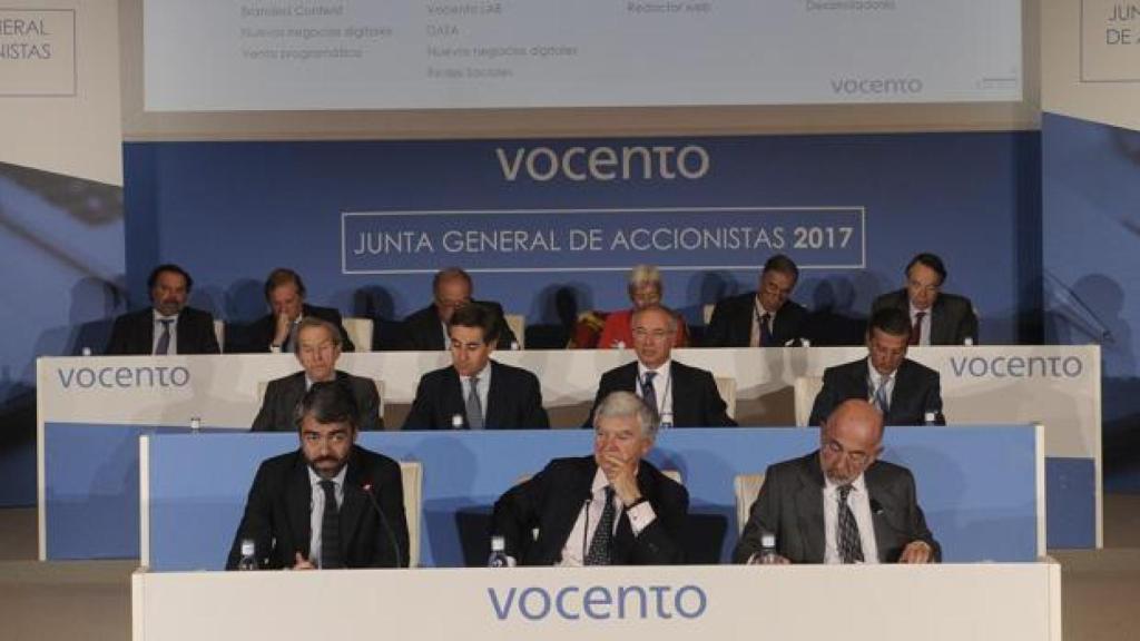 Junta de Accionistas de Vocento, en una imagen de archivo.