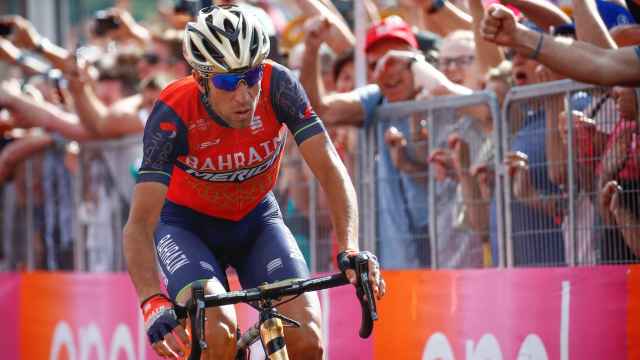 Vincenzo Nibali en la última Vuelta a España.