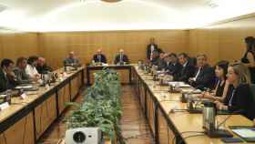 Reunión del pacto antiyihadista en el Ministerio del Interior.