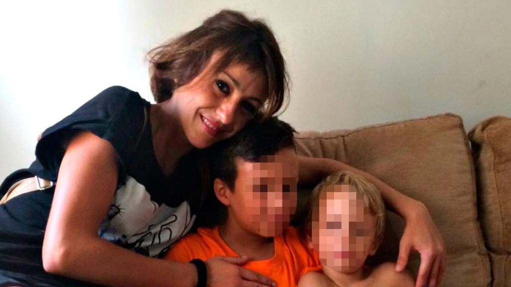 Juana Rivas y sus hijos.