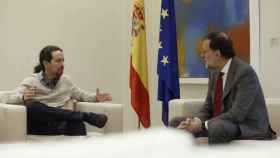 El presidente del Gobierno con Pablo Iglesias en una imagen de archivo.