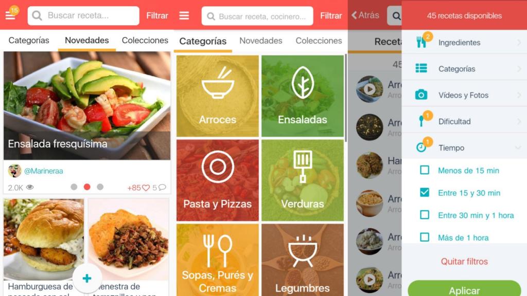 Las mejores apps para cocinar 