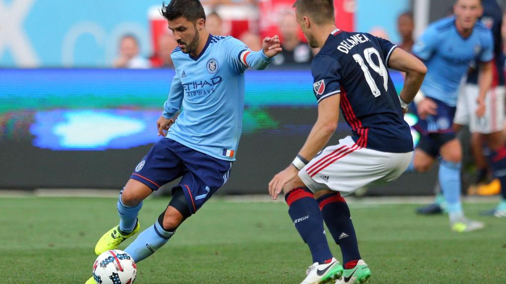 Villa, en un partido con su actual equipo, el New York City. REUTERS