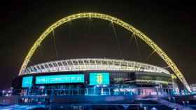Estadio de Wembley. Foto: Twitter (@wembleystadium).