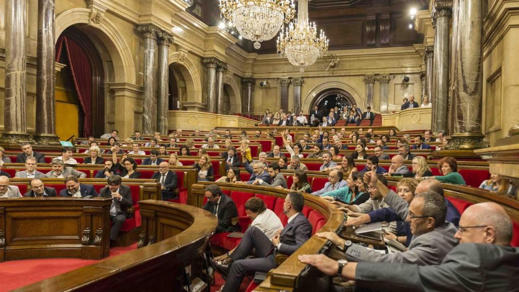 Sesión del Parlament de Cataluña.