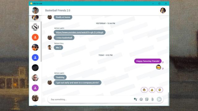 google allo aplicacion escritorio