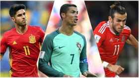 Asensio, Cristiano y Bale con sus selecciones