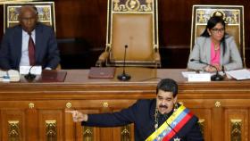 Nicolás Maduro durante una sesión de la Asamblea Nacional Constituyente.