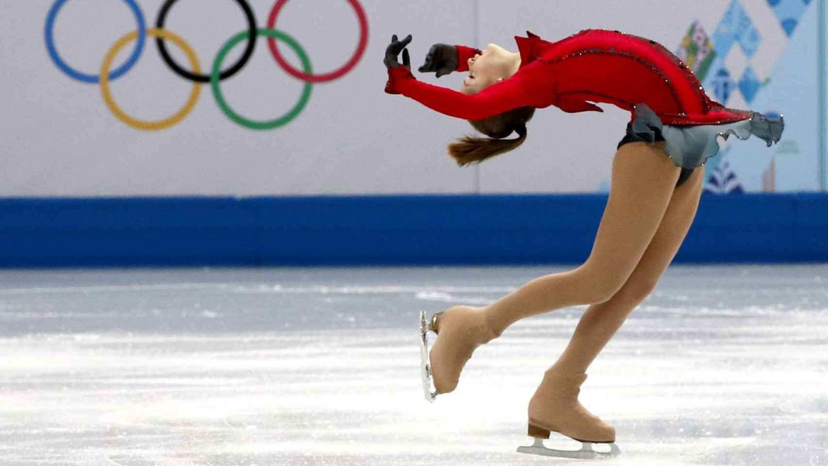 Yulia Lipnitskaya, durante su participación en los Juegos Olímpicos de Sochi.