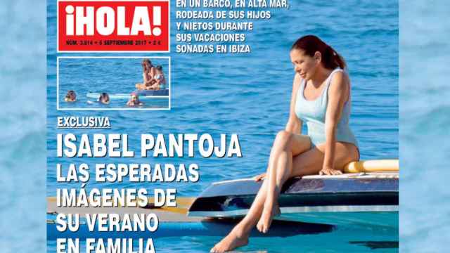 Isabel Pantoja, en la portada de la revista Hola.