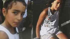 Maëlys De Araujo, de 9 años, en dos imágenes difundidas tras su desaparición.