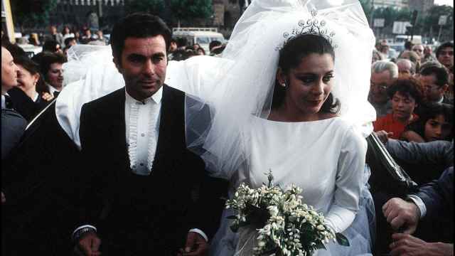 Isabel Pantoja y Paquirri el día de su boda.