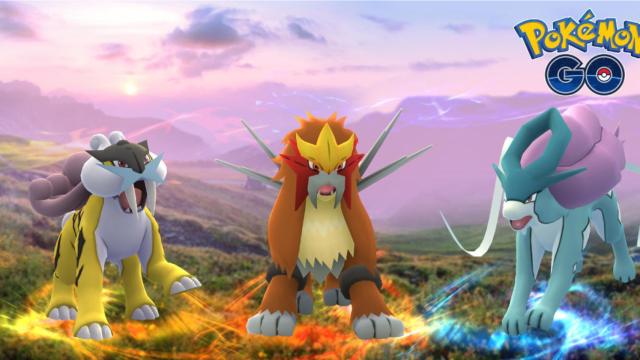 Los perros legendarios de Johto llegan a Pokémon GO limitados por continentes