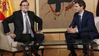 Mariano Rajoy y Albert Rivera en una de sus reuniones de 2016