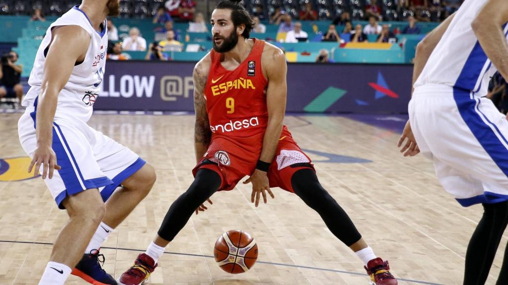 Ricky Rubio en el último Eurobasket.
